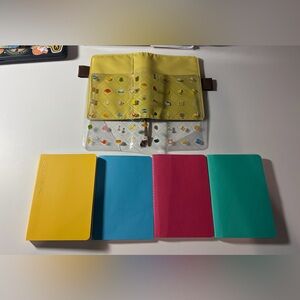Hobonichi Bundle of Items A6 Cover with Cover on Cover Stalogy Grid Notebook